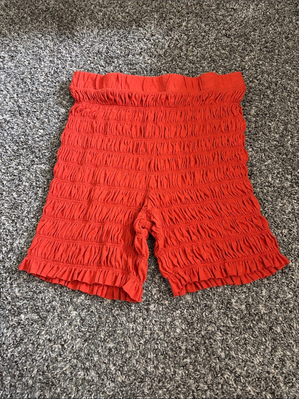 Free People Beach Jude biker shorts orange medium boho casual spring bloomers